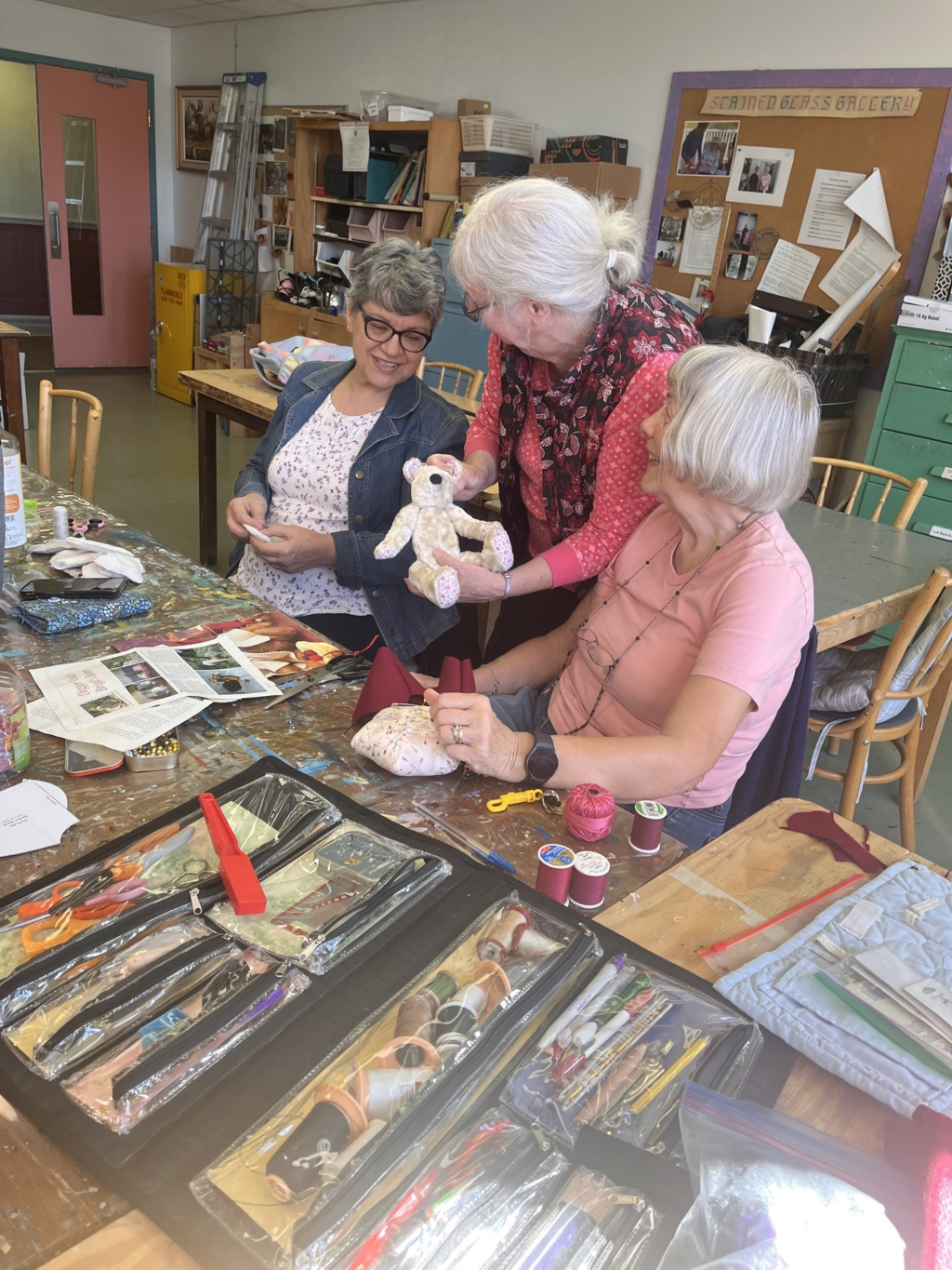 Teddy Bear Creators at Work