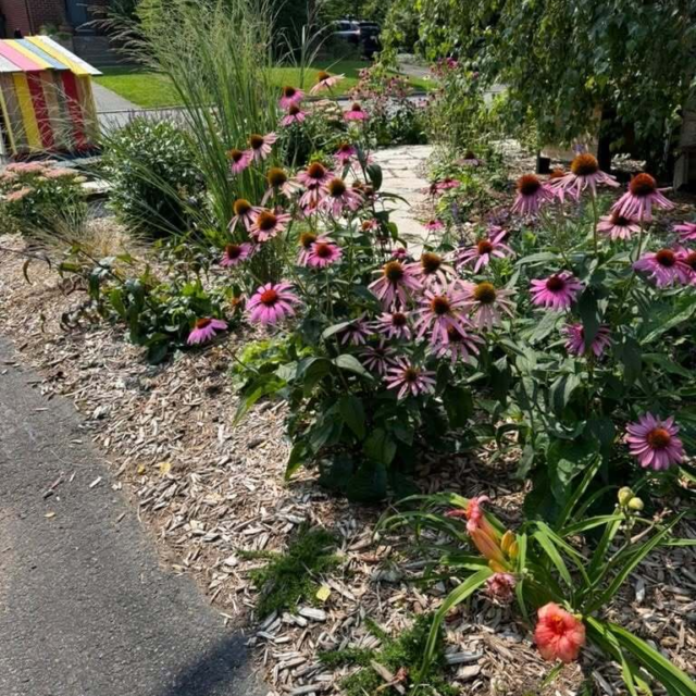 A Neighbourly Garden of Folk Art Charm